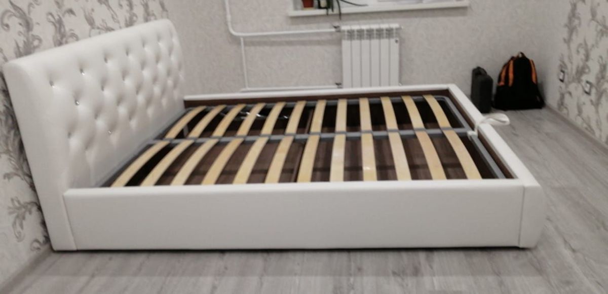 Кровать Флоренция 1400 (серия Норма) +основание +ПМ +дно ЛДСП | фото 6