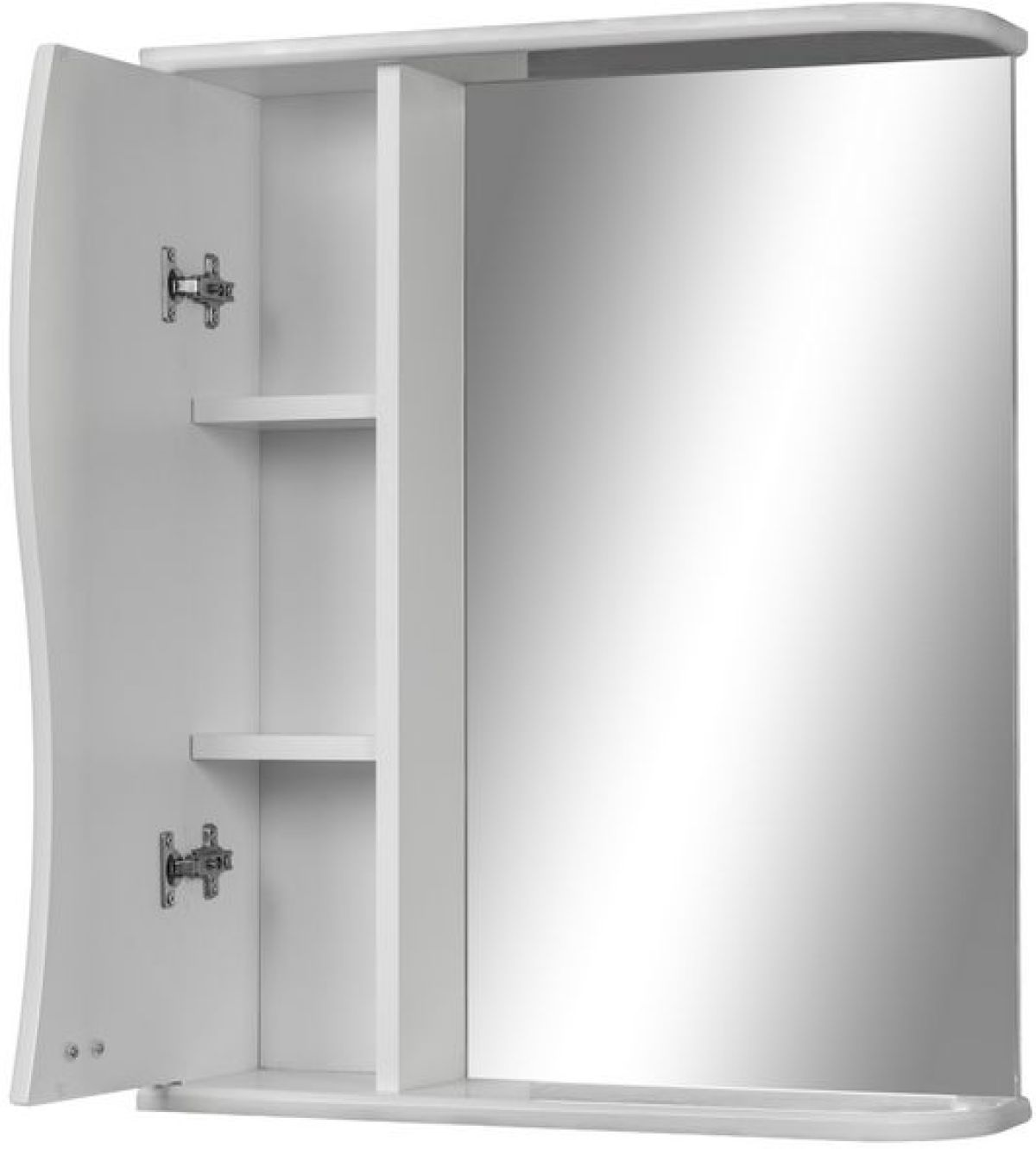 Шкаф-зеркало Волна 50 левый АЙСБЕРГ (DA1042HZ) | фото 2