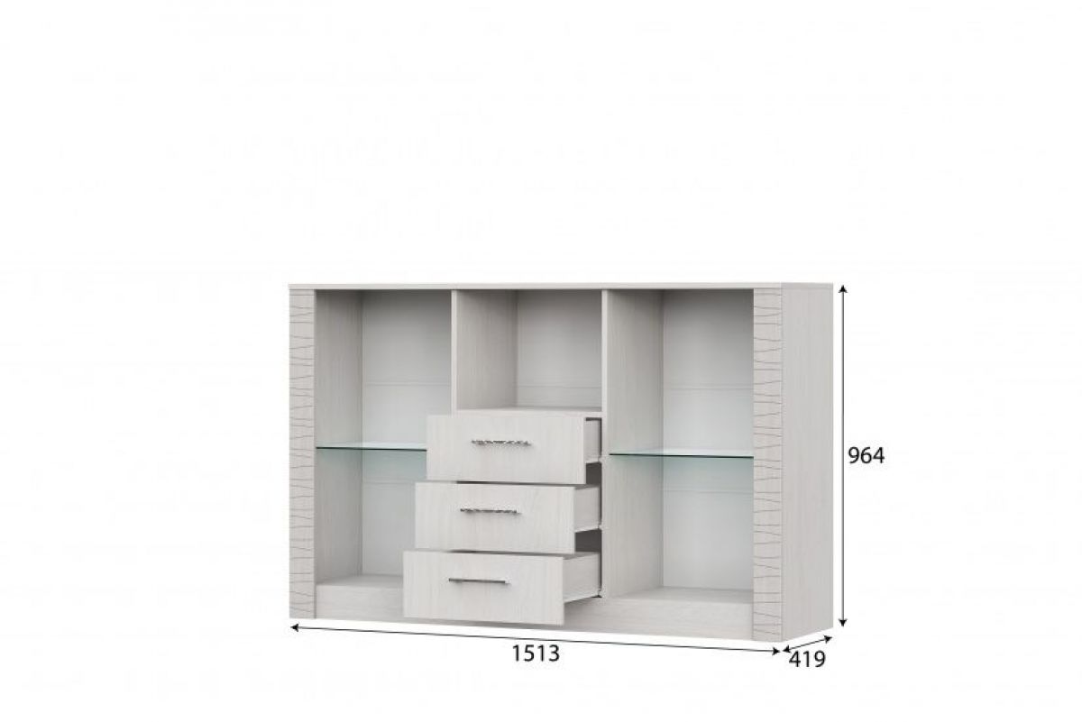 ГАММА 20 Комод-витрина Серия №4 | фото 3