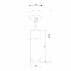 Подвесной светильник Eurosvet Double Topper 50135/1 LED хром/черный жемчуг | фото 4