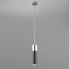 Подвесной светильник Eurosvet Double Topper 50135/1 LED хром/черный | фото 3