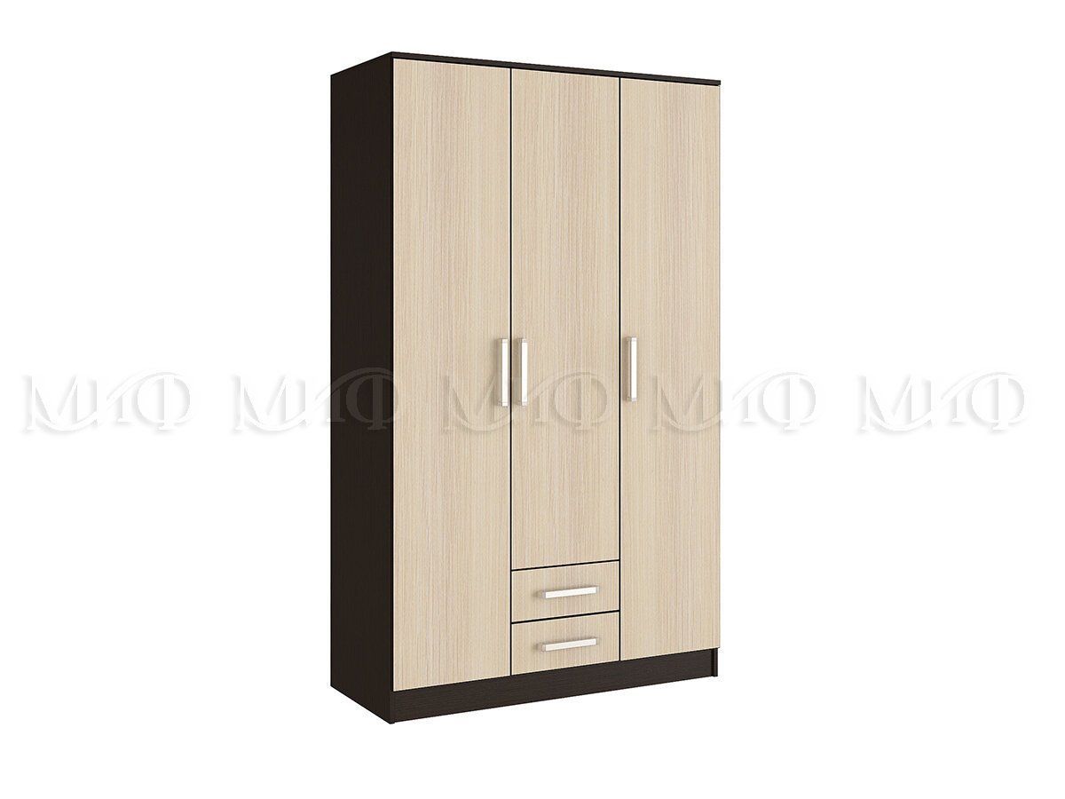 ФИЕСТА Спальный гарнитур (модульная) ЛДСП (Дуб беленый/венге) | фото 7