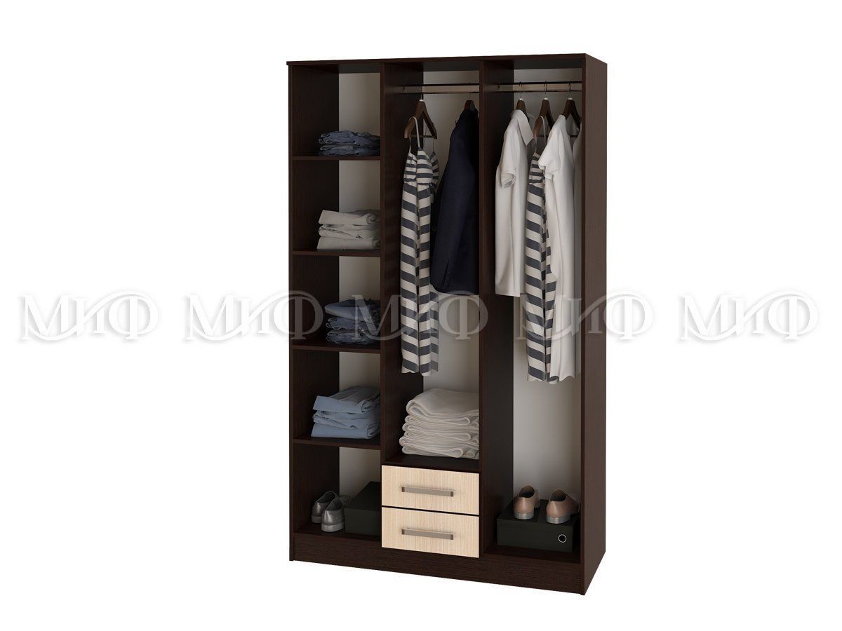 ФИЕСТА Спальный гарнитур (модульная) ЛДСП (Дуб беленый/венге) | фото 8