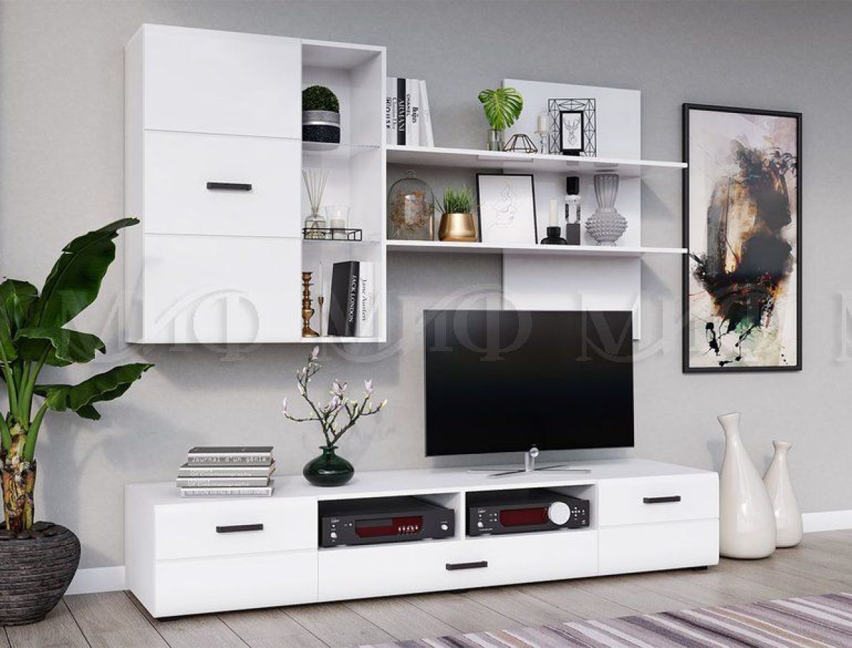 НЭНСИ NEW Тумба ТВ (2дв.+1ящ.) МДФ | фото 6