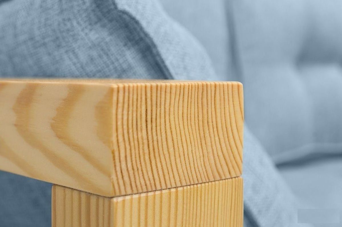 Диван трехместный DEmoku Д-3 (Серебристо-серый/Белый) | фото 4