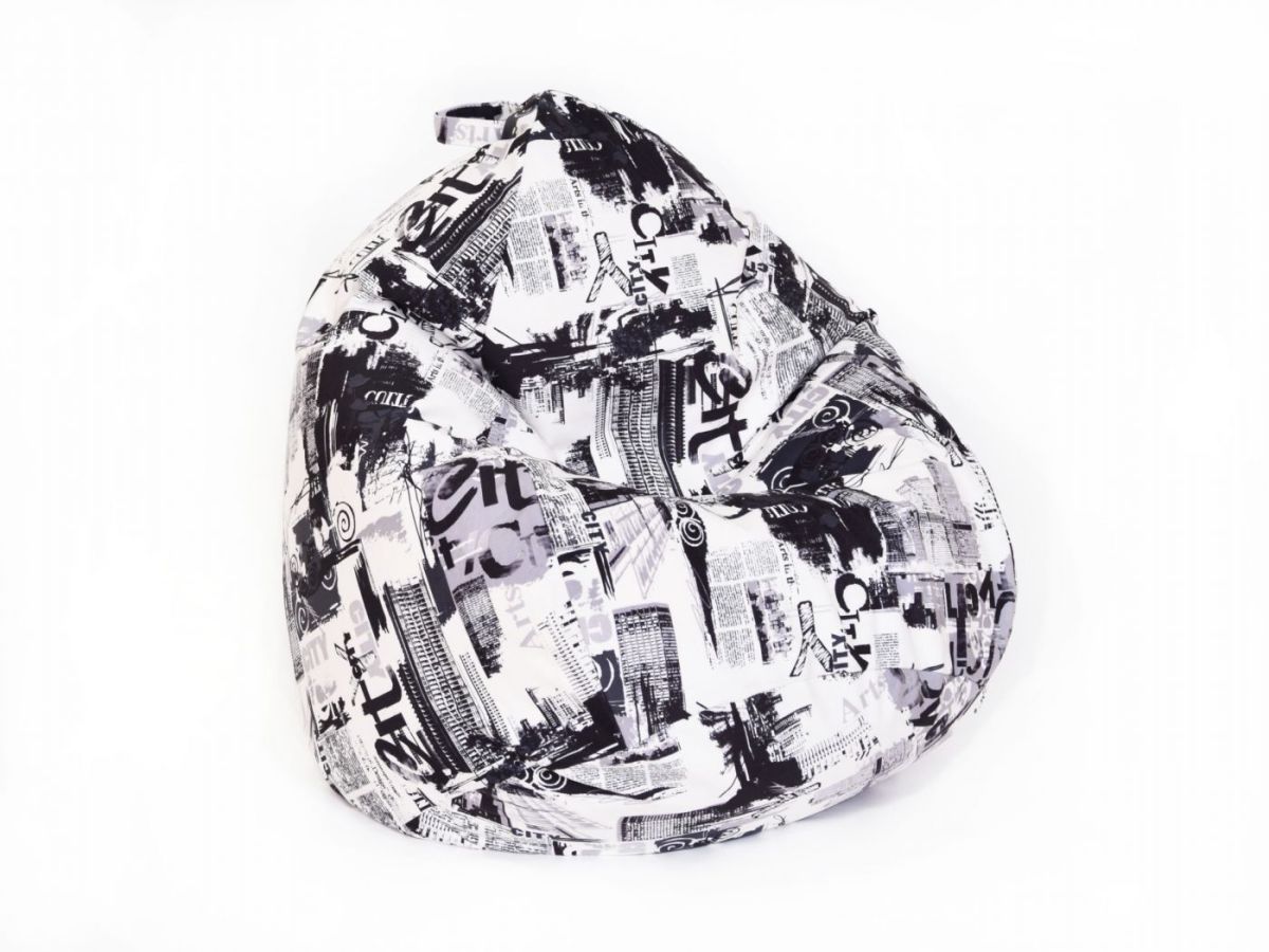 Кресло-мешок Юниор (1000*750) Велюр Принт 1 | фото 3