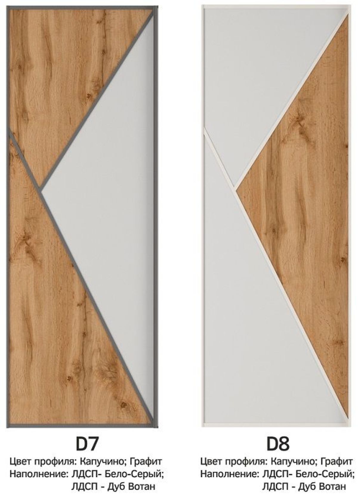 Шкаф-купе 2100 серии SOFT D7+D3+D3+B22+PL4 (по 2 ящика лев/прав+2штанги) профиль «Капучино» | фото 12