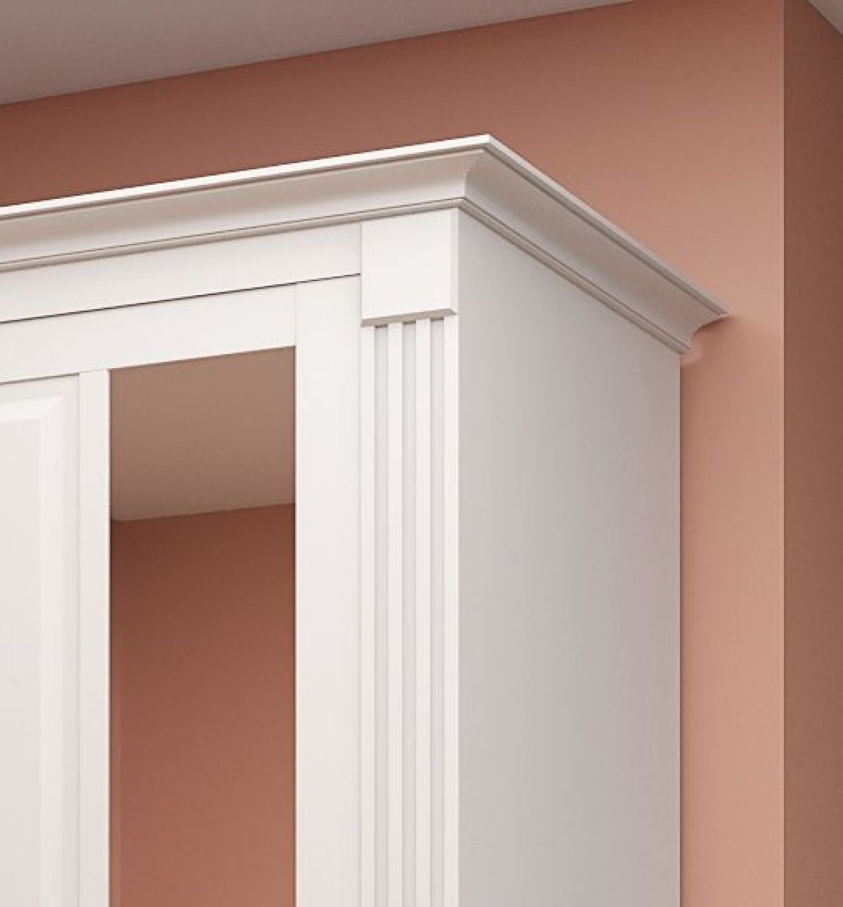 Шкаф-купе 1700 серии NEW CLASSIC K6Z+K6+B2+PL3 (2 ящика+2 штанги) профиль «Капучино» | фото 4