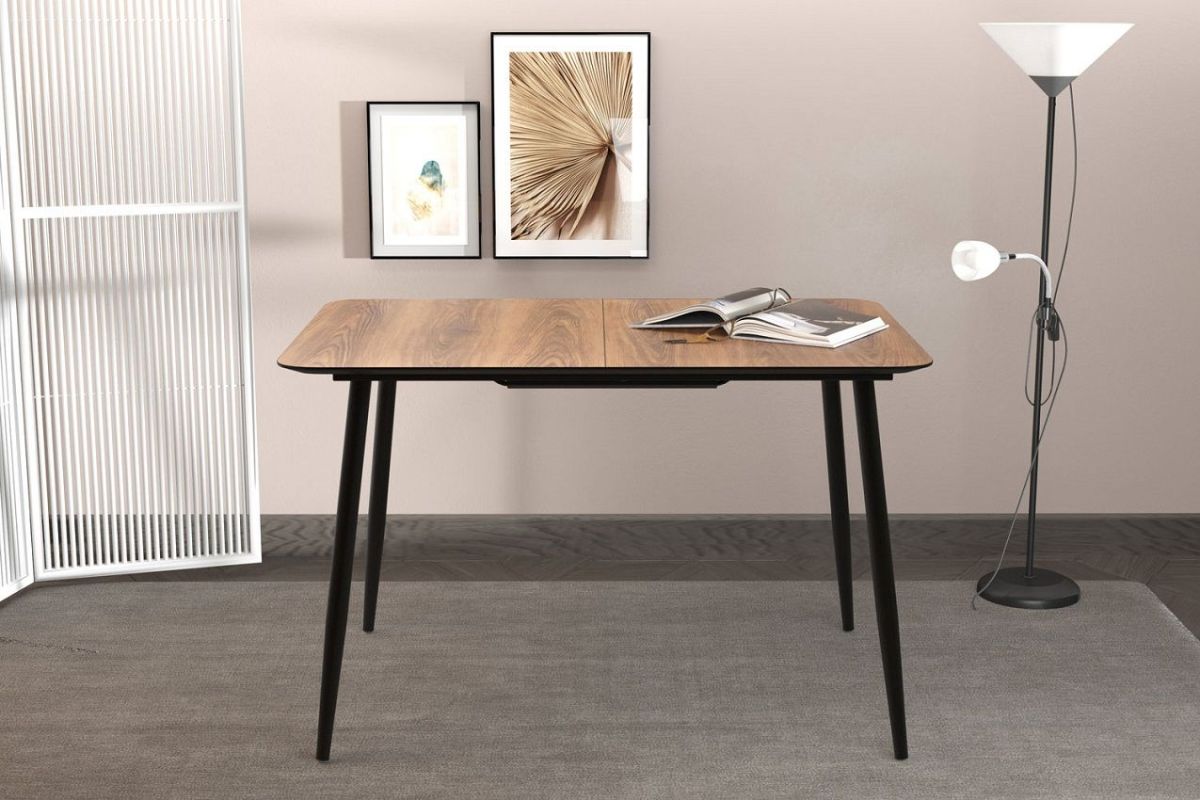 Стол Корсика В1 (дуб Вотан/черный) | фото 2