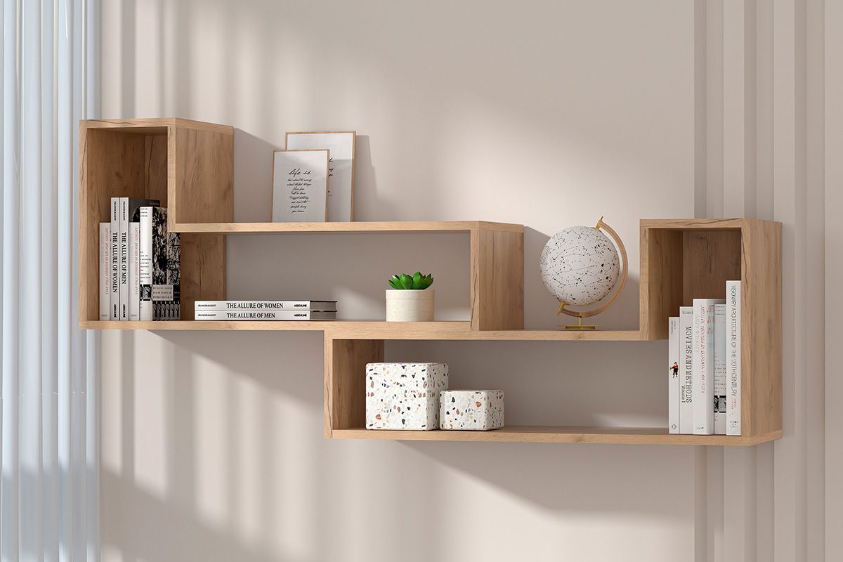 Полка универсальная (ЛДСП Дуб крафт золотой) | фото 3