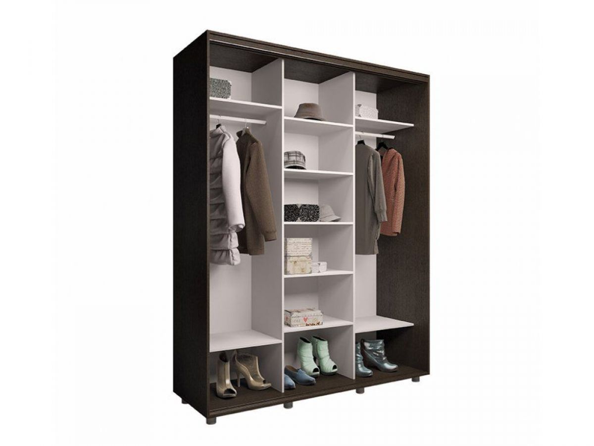 Шкаф-купе "Удачный" 3-хдвер. ОУ 24-6-110 (Белый) | фото 2