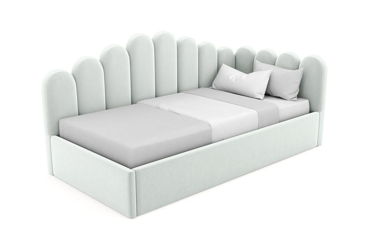 Кровать угловая Лилу интерьерная +основание (120х200) | фото 5