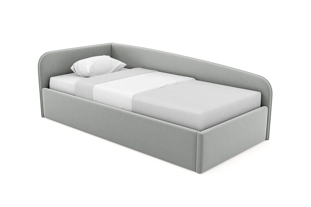 Кровать угловая Лэсли интерьерная +основание (120х200) | фото 8