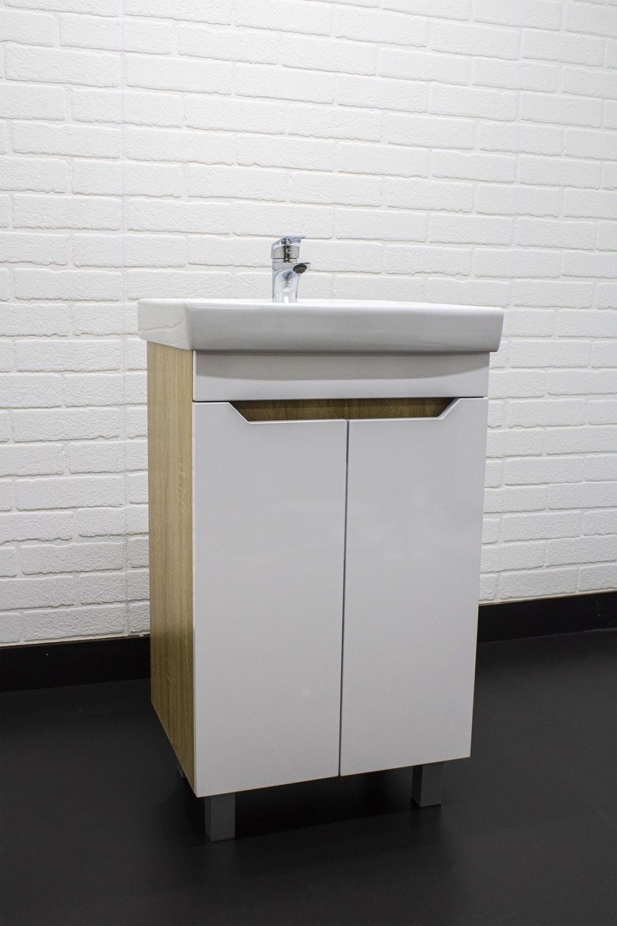 Тумба под умывальник "Енисей 50" Мечта без ящика Дуб сонома АЙСБЕРГ (DM2312T) | фото 6