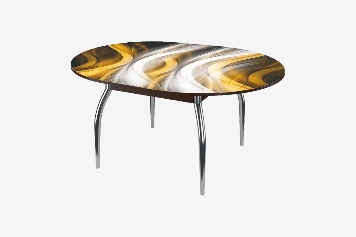 БОСТОН Стол круглый раздвижной 1080/1420 опоры Триумф | фото 4