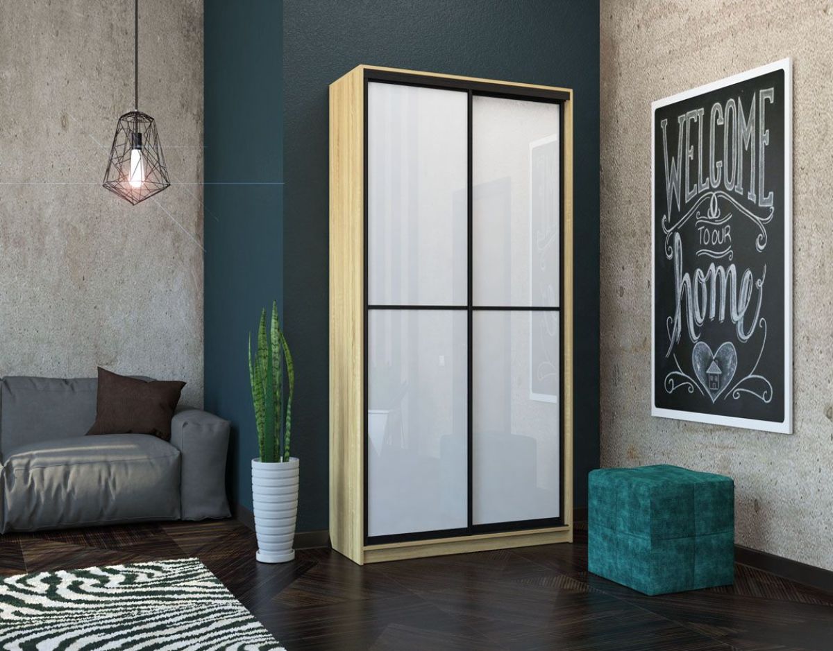 Шкаф-купе Лофт 1200 Шк12-47 (Дуб Сонома) | фото 11