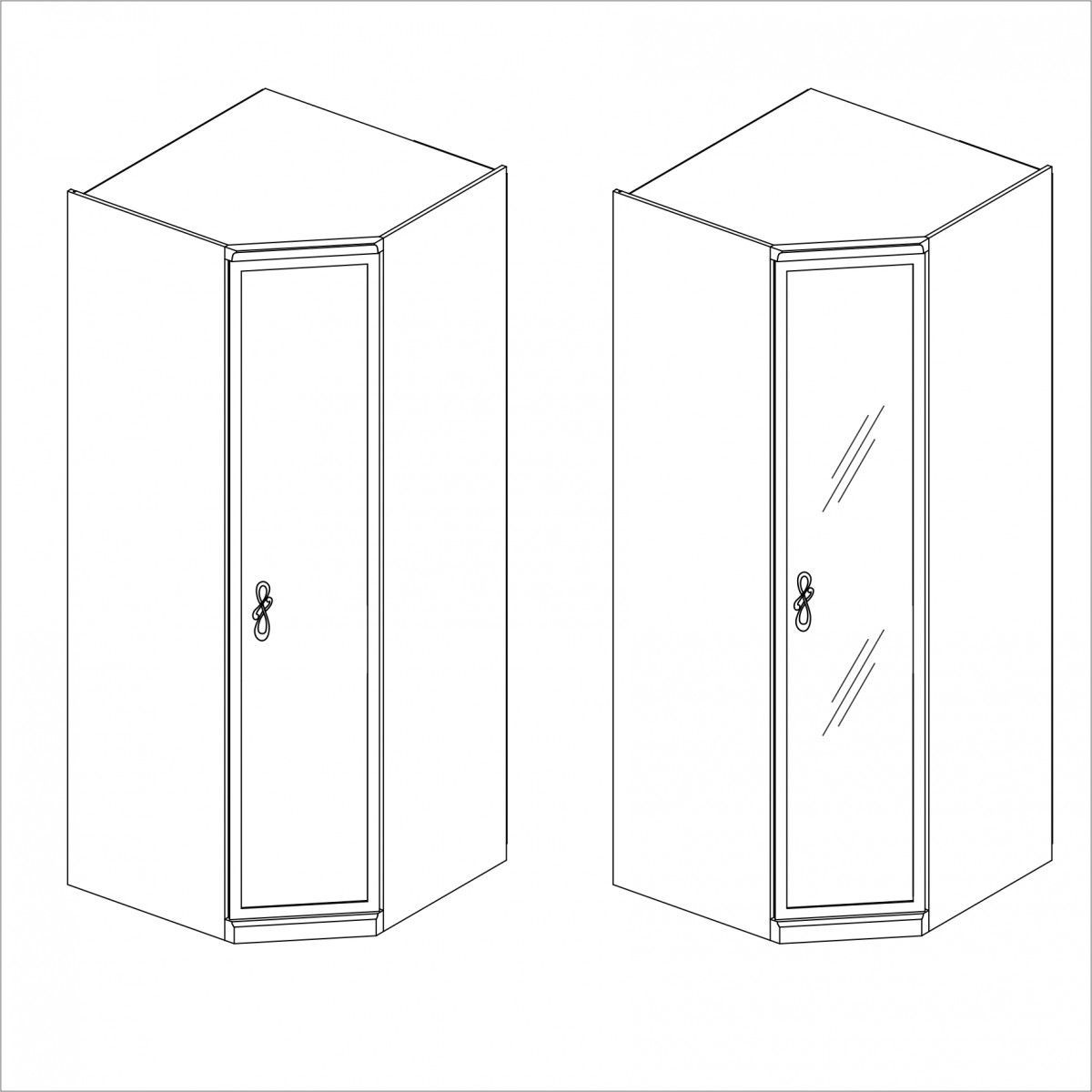 Спальня модульная Мишель (белый матовый/экокожа) | фото 6