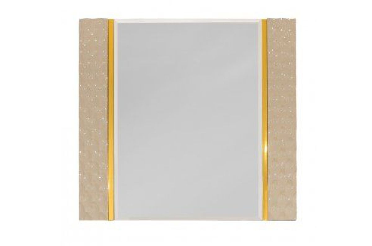 Зеркало ППУ Lara (бежевый глянец) | фото 2