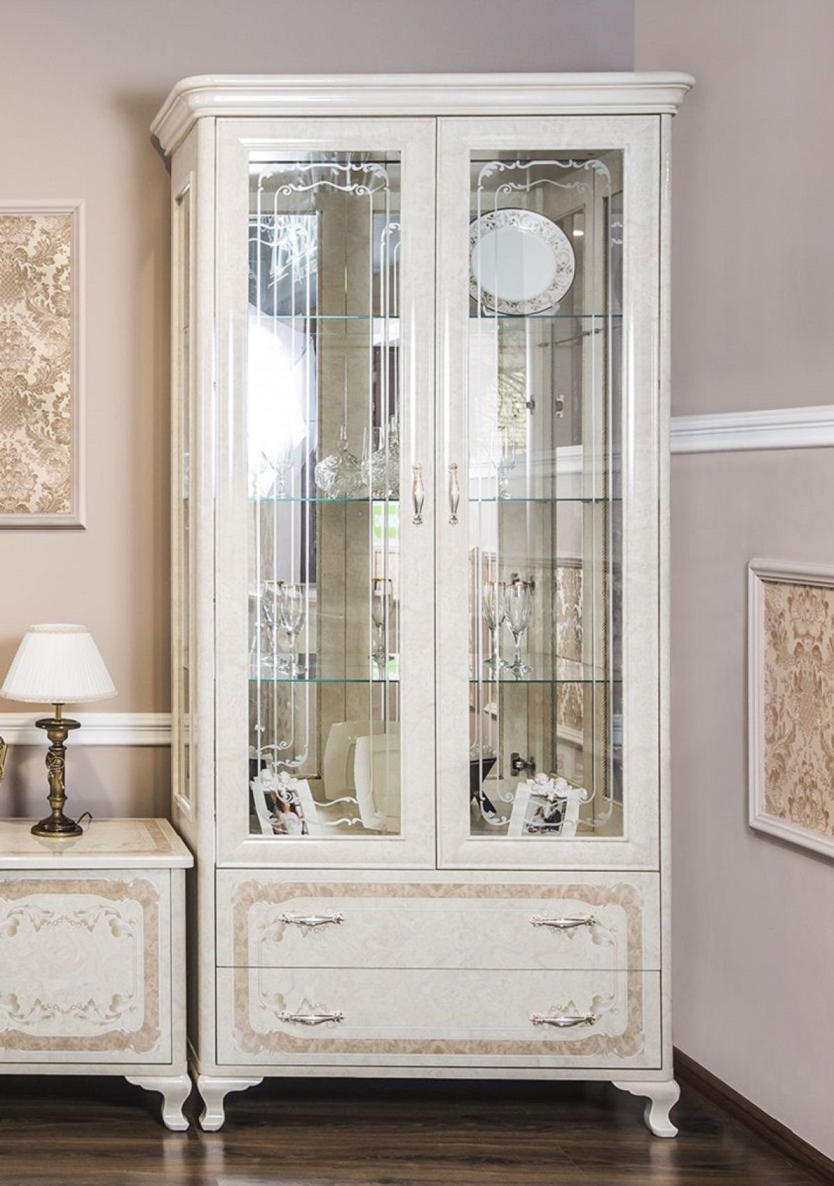 Гостиная модульная Патрисия (крем корень глянец) | фото 3