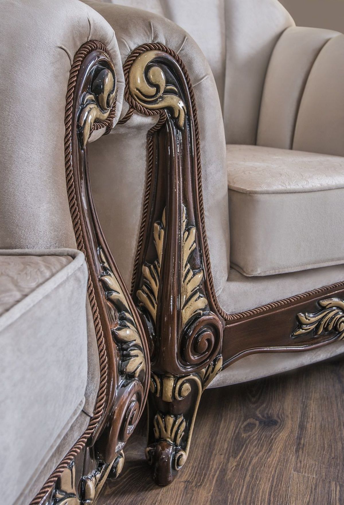 Диван Марселла с раскладным механизмом (корень дуба глянец) | фото 6