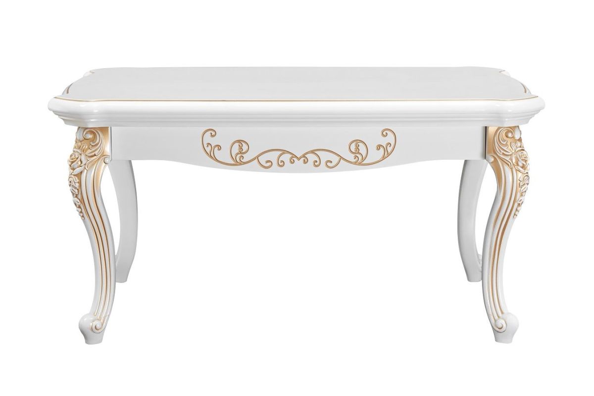 Стол журнальный прямоугольный Натали (белый глянец) | фото 2