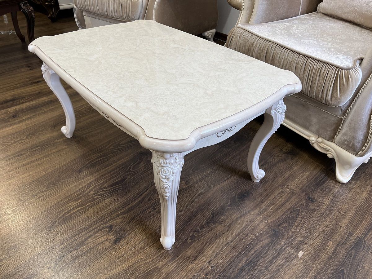 Стол журнальный прямоугольный Патрисия (крем корень глянец) | фото 2