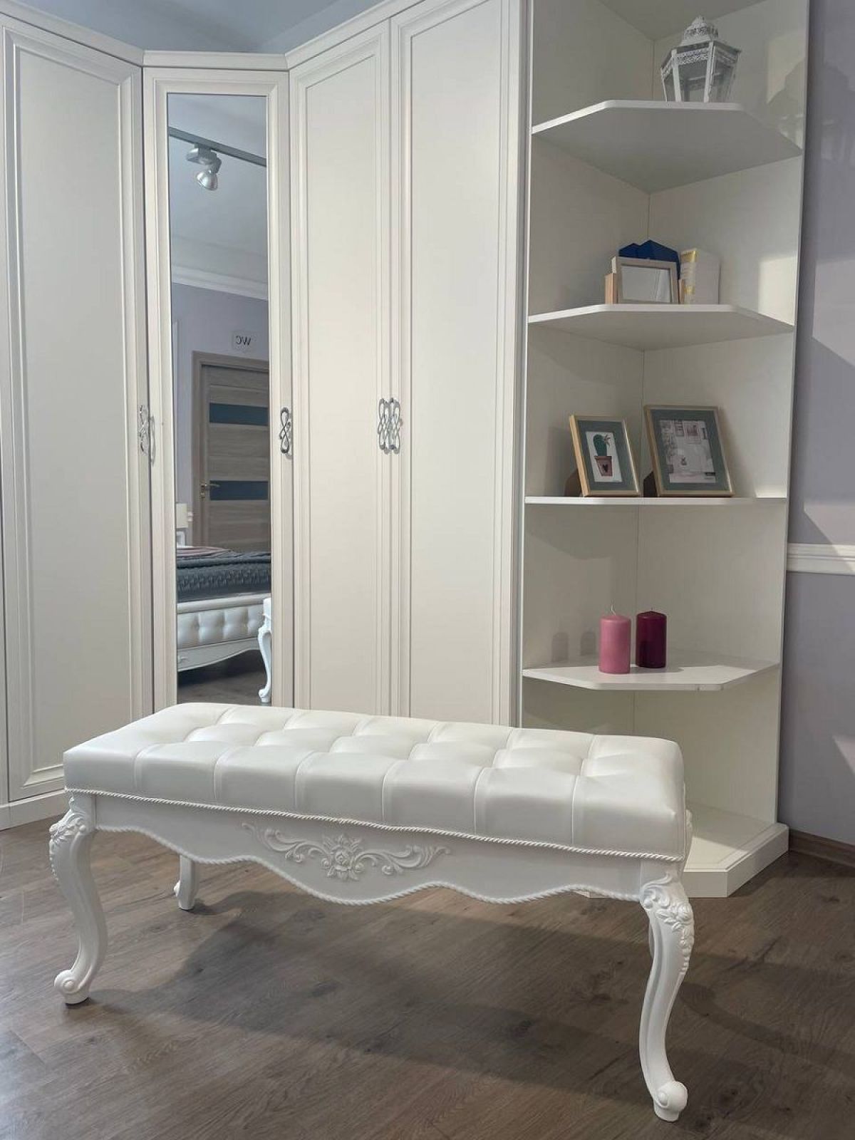 Банкетка Мишель (белый матовый) | фото 5