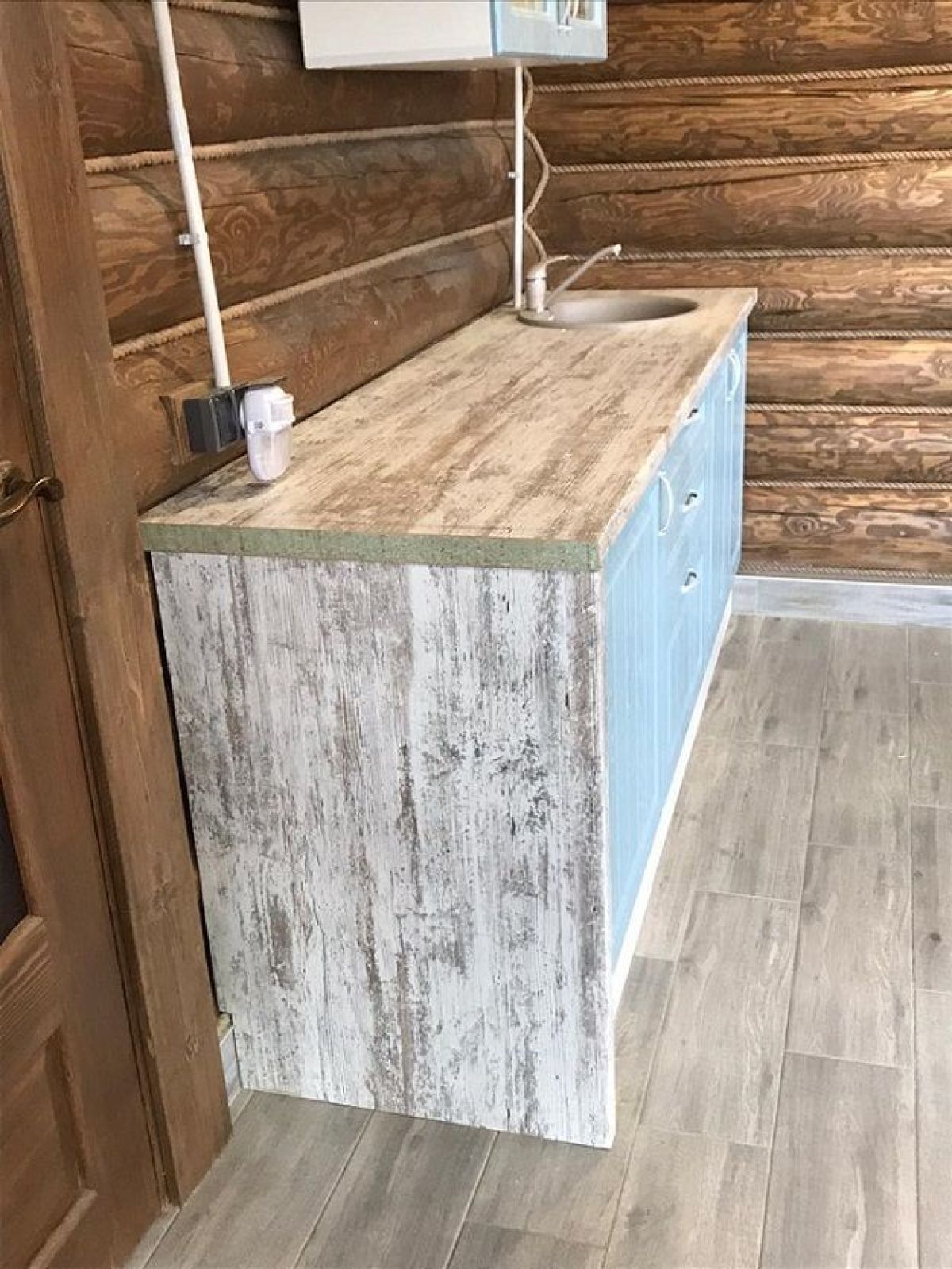 Кухонный гарнитур Принцесса 2400 Мурено (модульный) Горизонт | фото 12