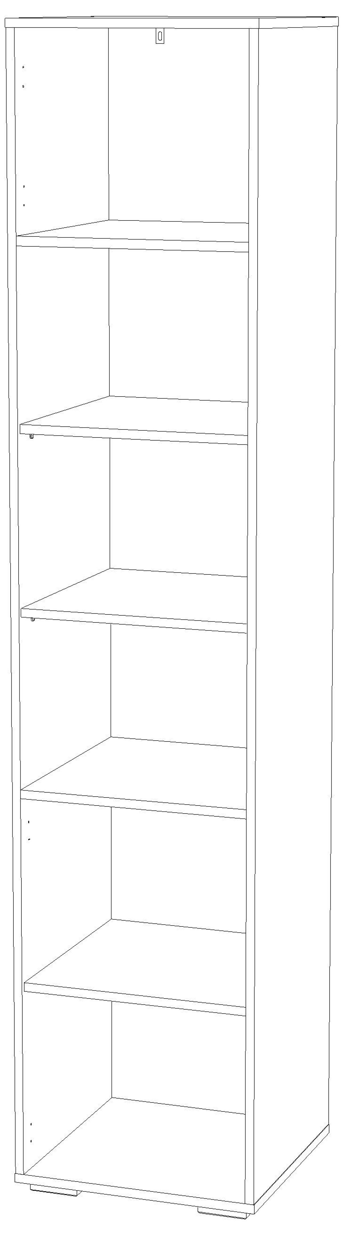 Шкаф для книг НМ 041.44 "Банни" Левый/Правый (Макарун) | фото 4