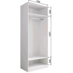 МОРИ МШ 800 Шкаф (белый) | фото 3
