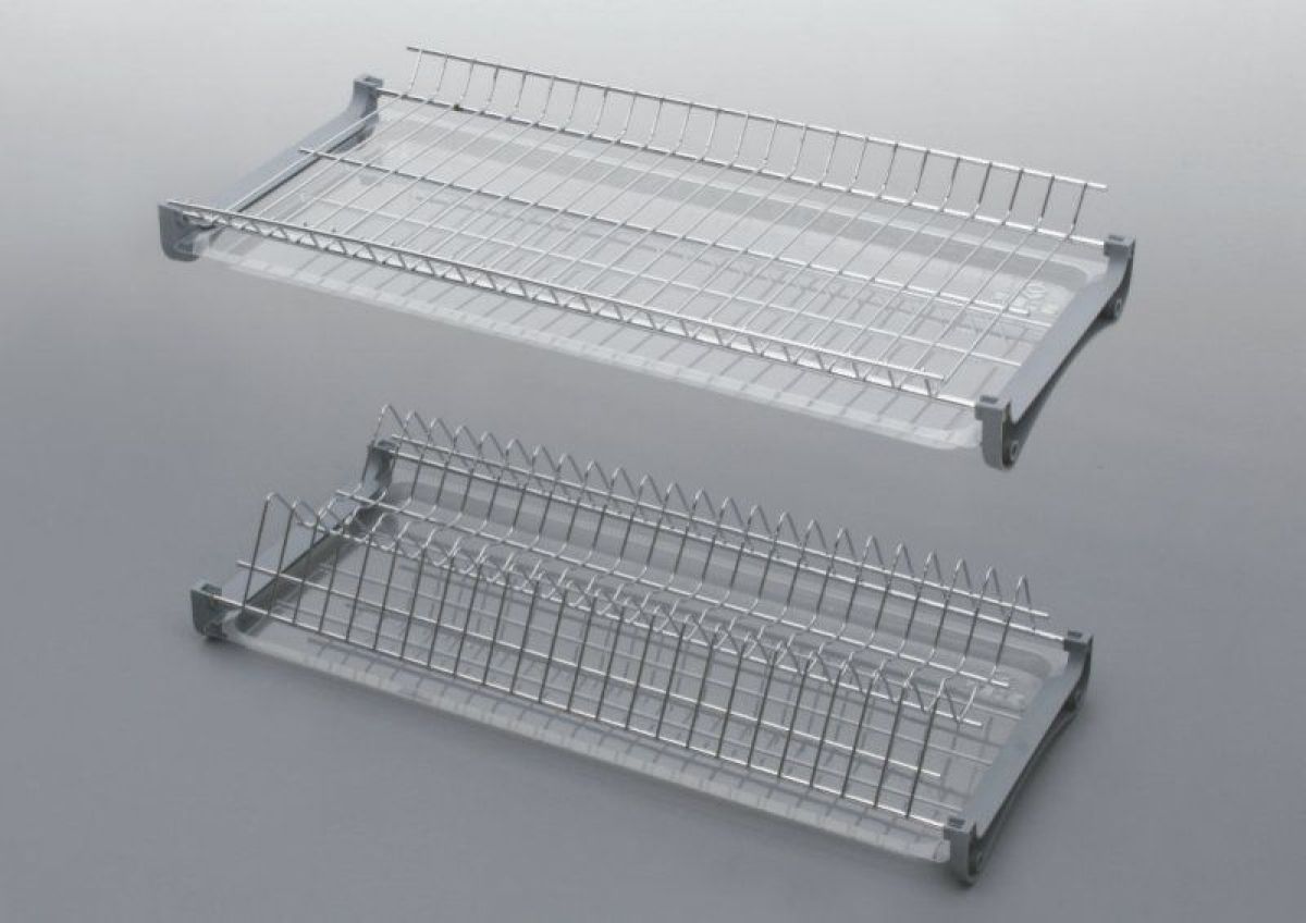 Посудосушитель двухуровневый 800 мм с алюминиевым профилем | фото 2