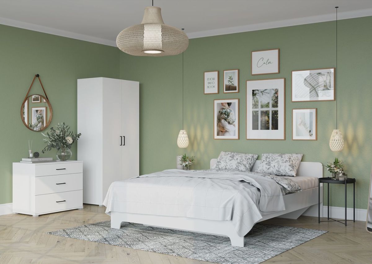 Шкаф 2-х створчатый VICTOR (Белый) | фото 3