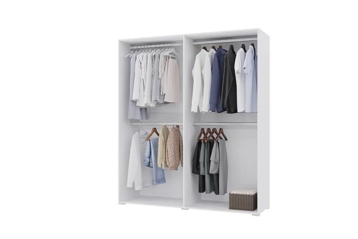 Спальный гарнитур NOVA (модульный) белый/бетон | фото 6