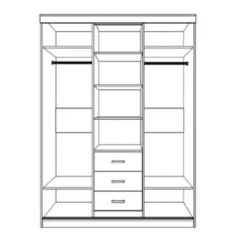 Спальный гарнитур Юнона (модульный) | фото 9