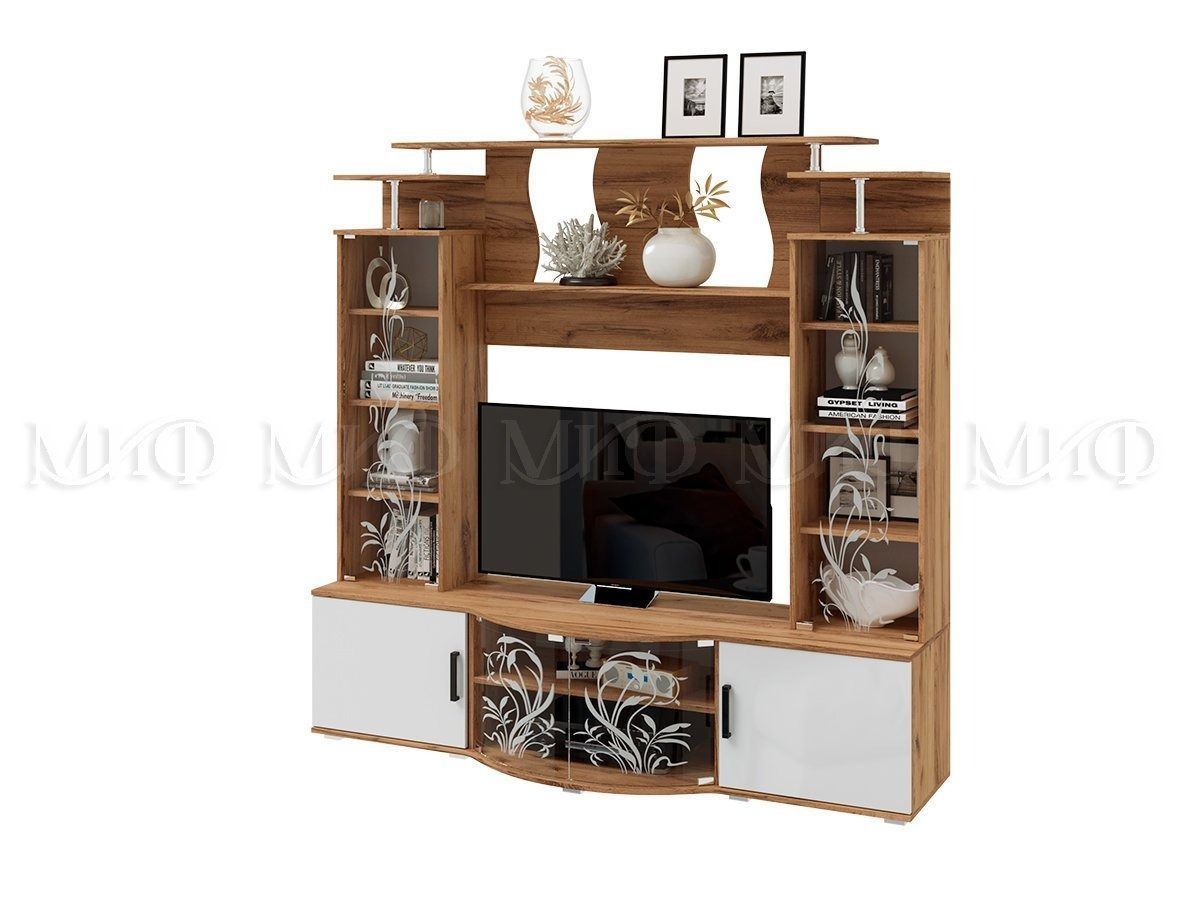 ВИСТА Гостиная (модульная) Белый глянец/Дуб крафт | фото 2