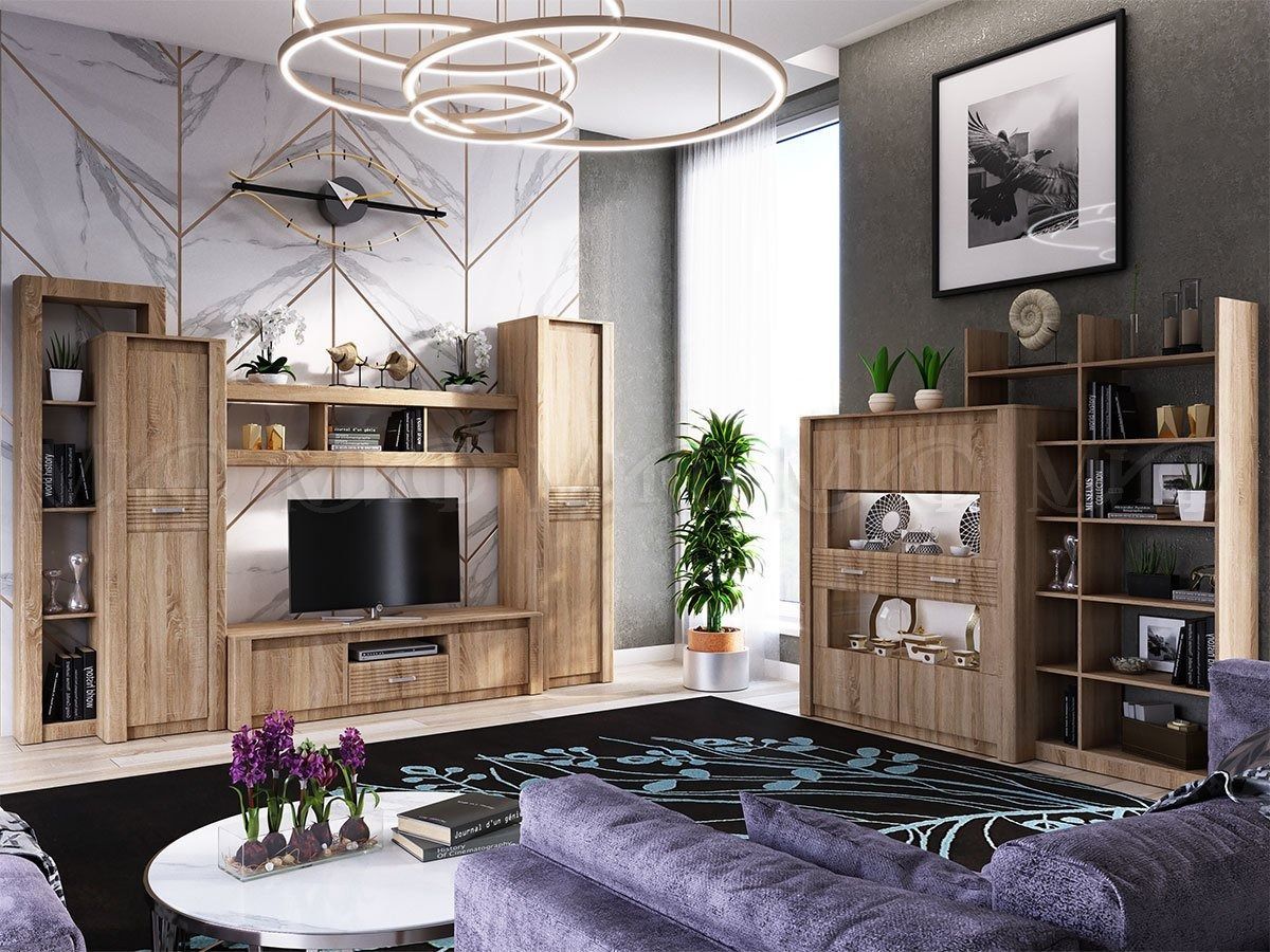 ТЕРРА Шкаф для посуды (Дуб сонома) | фото 3