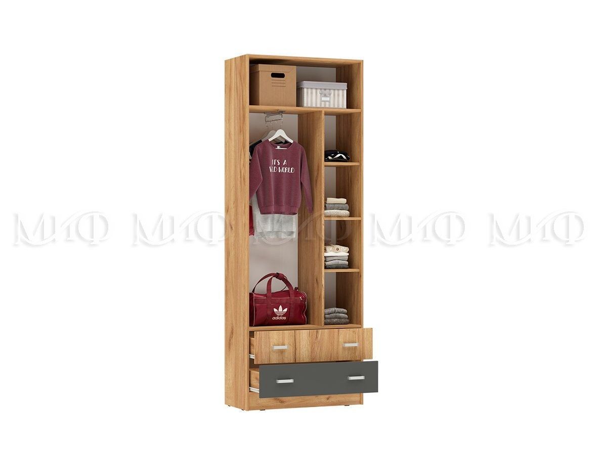 МАРТИНА Шкаф (Графит/Дуб крафт) | фото 2