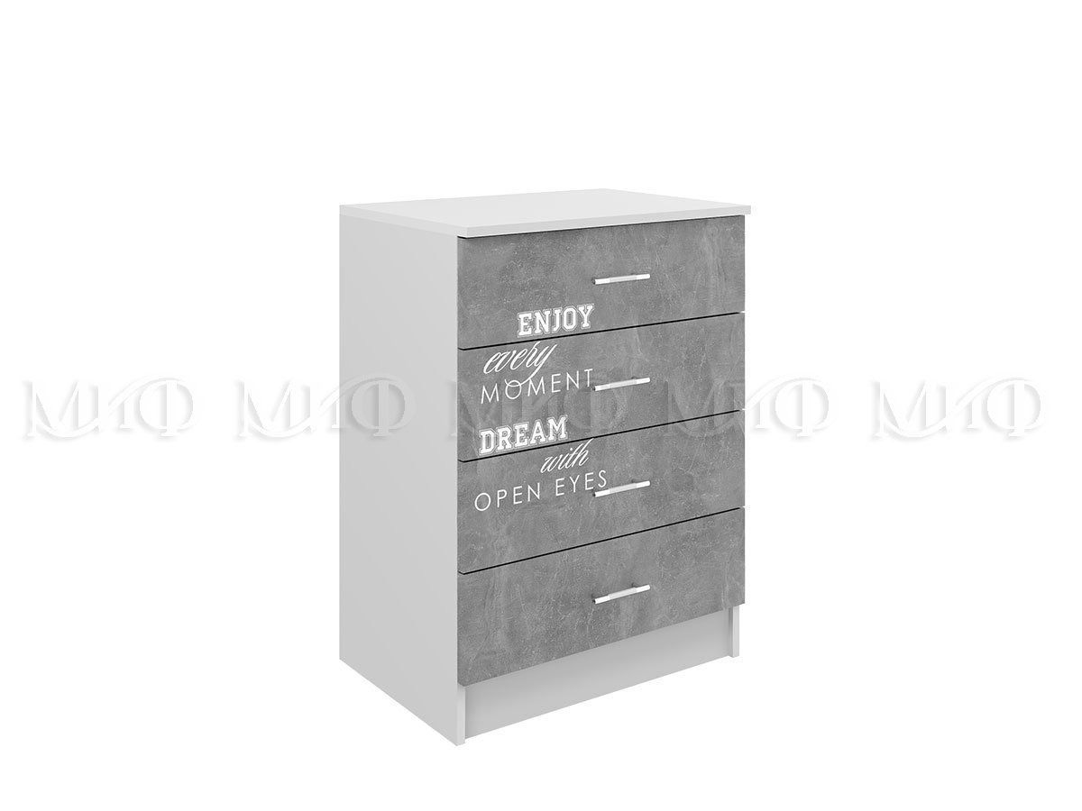 ЮНИОР-2 Детская Лофт ЛДСП (модульная) Бетон светлый/белый | фото 5