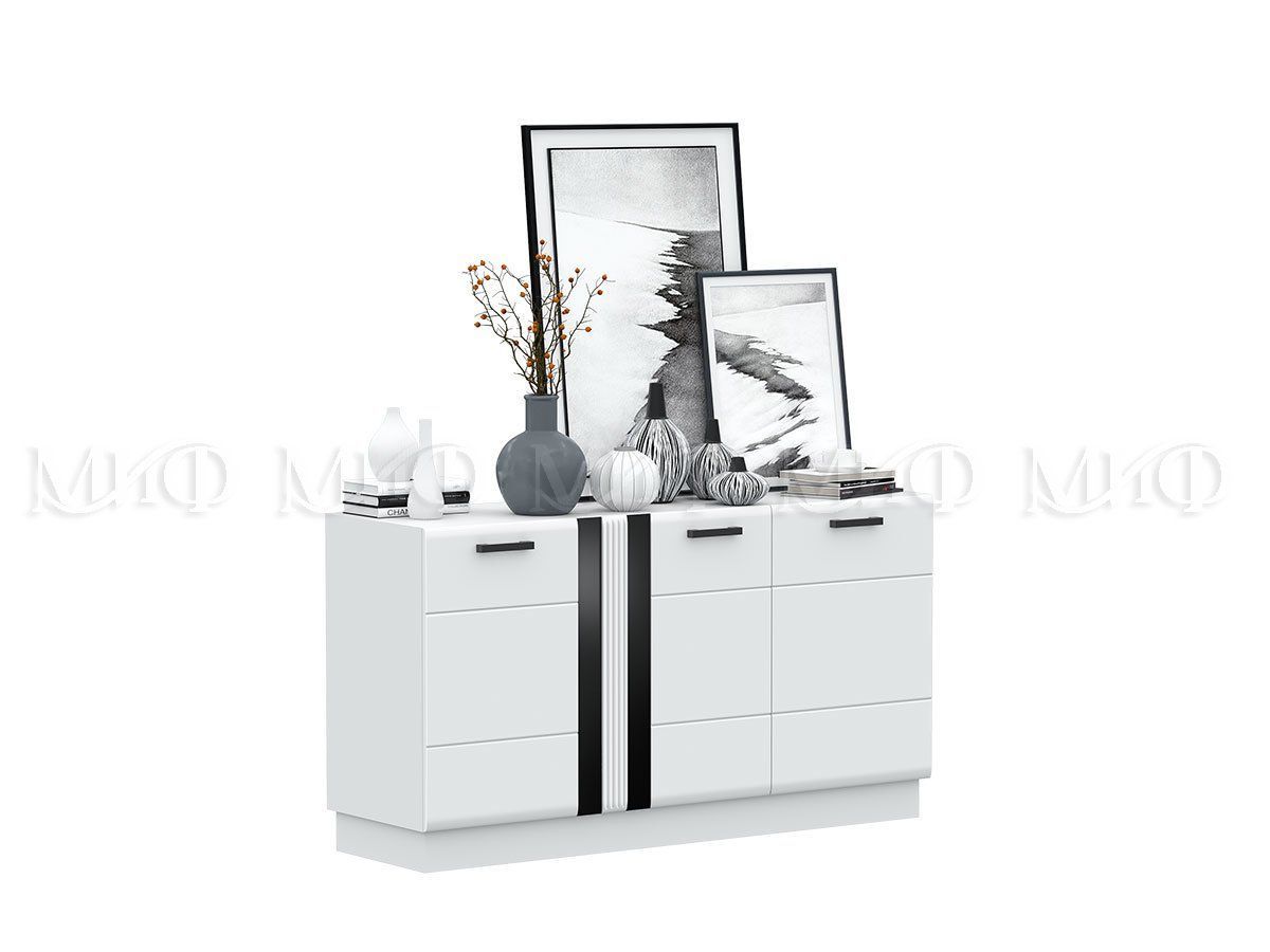 МАГНОЛИЯ Гостиная МДФ (модульная) Белый глянец/белый | фото 10