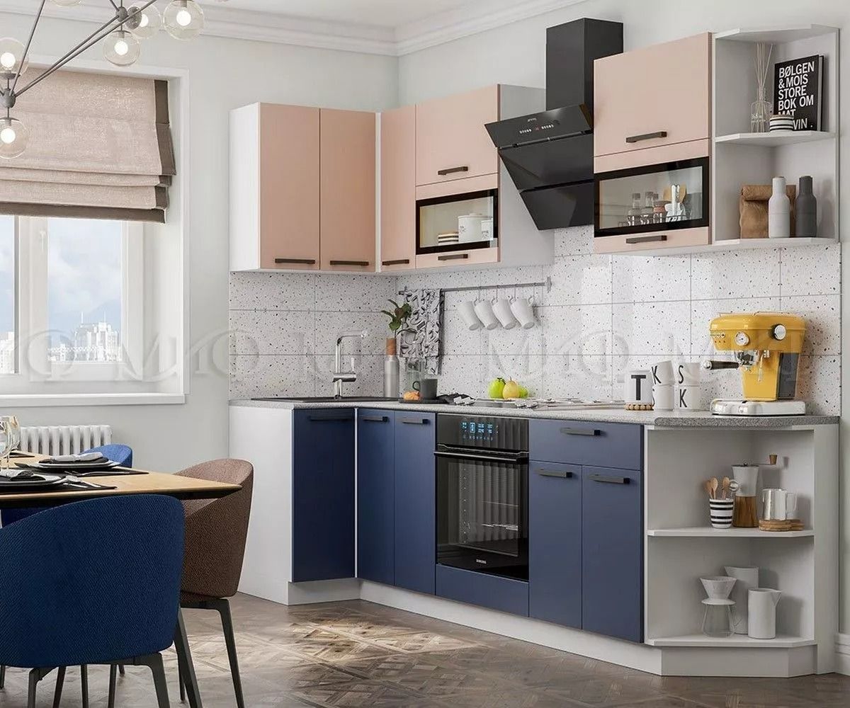 ТЕХНО Кухонный гарнитур угловой 2,7х0,9 м Компоновка №2 | фото 4