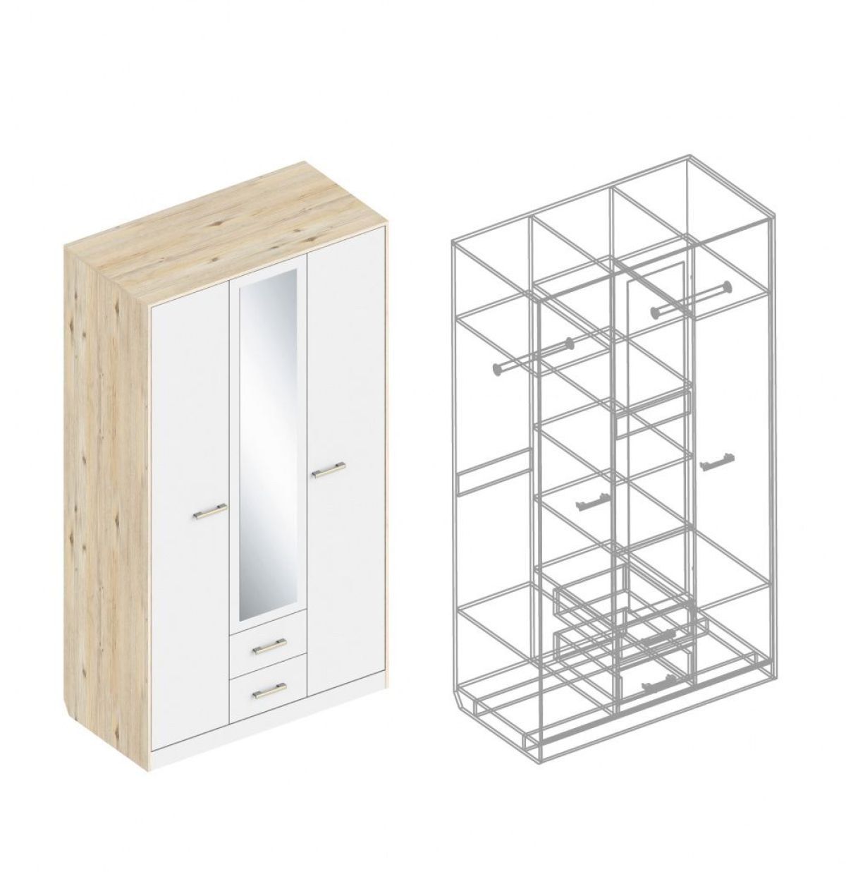 Спальный гарнитур "Милана" (модульный) | фото 9