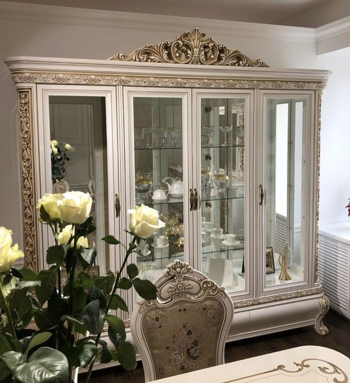 Сервант Алсу (белый глянец) | фото 6