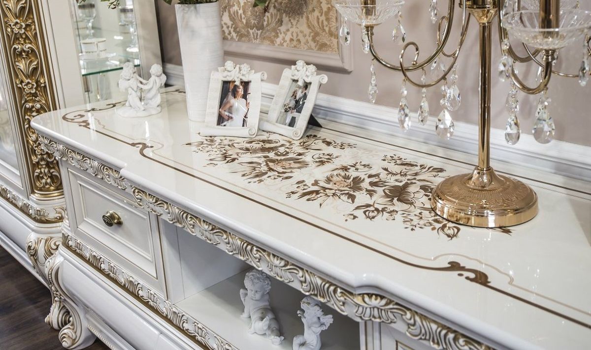 Гостиная Алсу 1+ТВ+1 (белый глянец) | фото 2