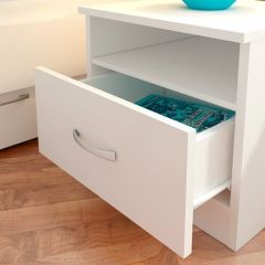 Тумба прикроватная Осло М03 (Белый) | фото 3