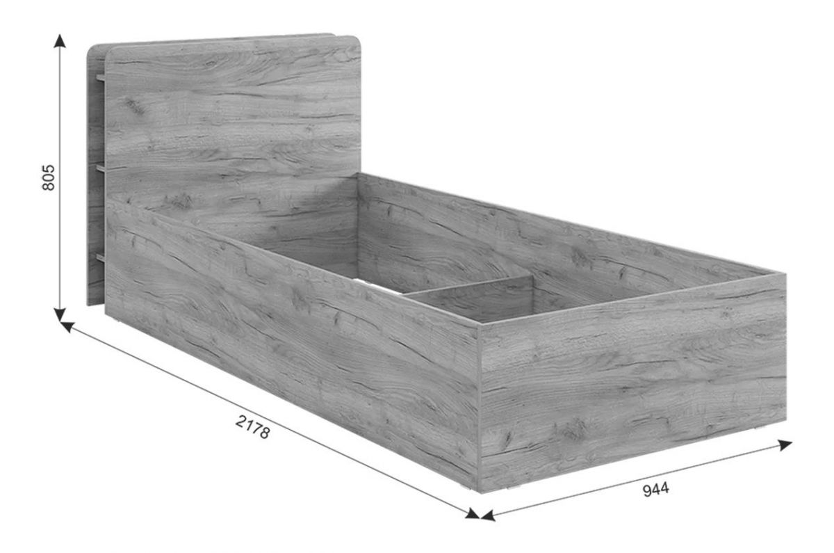 ЮНИОР Каркас кровати 900 | фото 2