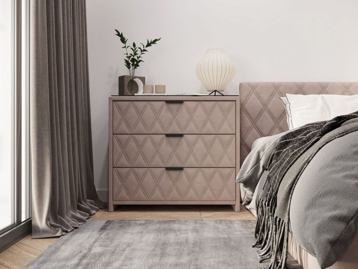 PROxSON Комод Side (Ткань: Велюр Monopoly Капучино (297)) 94x45 | фото 2