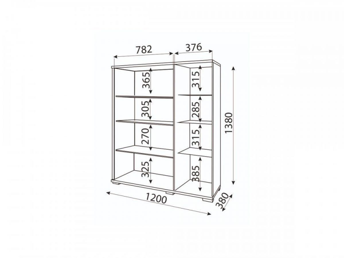 Мармарис (гостиная) М02 Сервант | фото 2