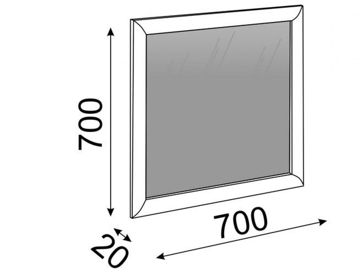 Зеркало Глэдис М29 (Дуб Золотой) | фото 2