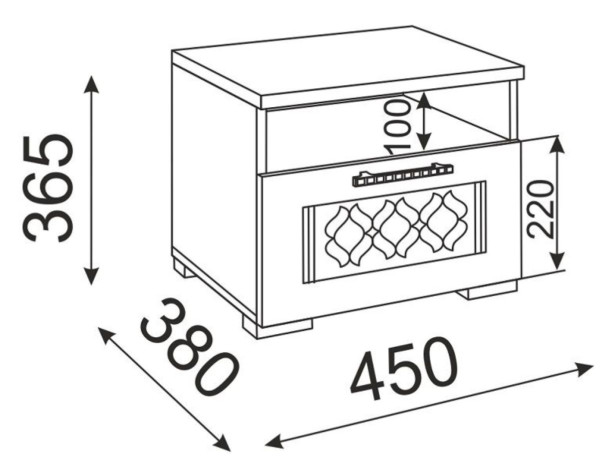 Спальный гарнитур Тиффани (24-26-24-29) | фото 7