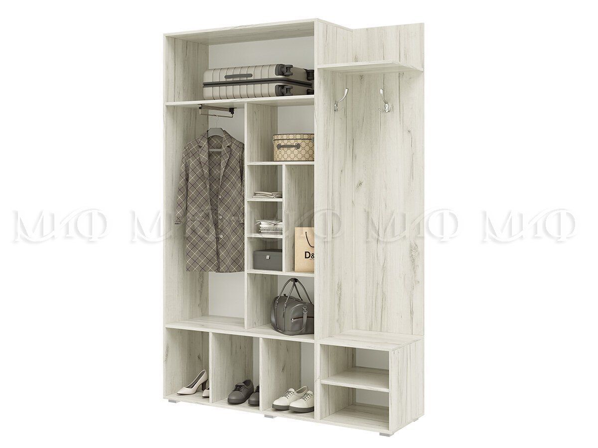 СТЕЛЛА Прихожая (ЛДСП) графит | фото 2